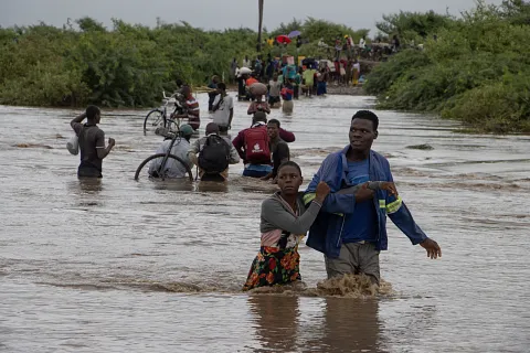 Malawi rammet av flom for tredje gang på et år